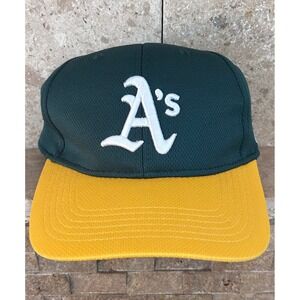 OC Sports Oakland Athletics MLB Hat Green Gold Adjustable Mesh Baseball Cap OSFM